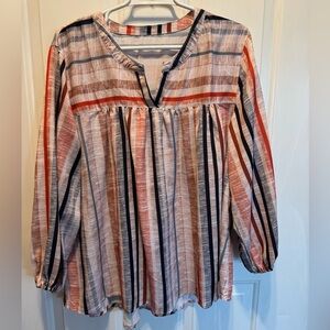Womens 3/4  Sleeve Top Size XXL NWOT